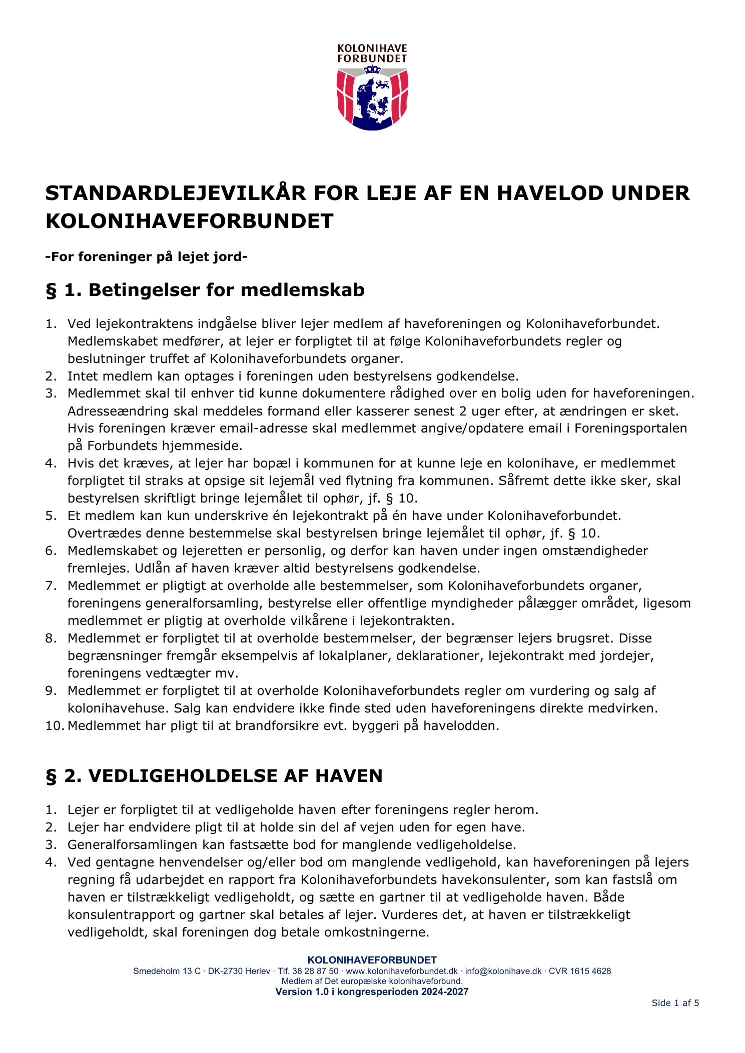 Dokumentside 1 af 5